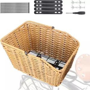 MEGHNA 자전거 바구니 직조 휴대용 리어 보호망 탈부착 랙 다양한 종류의 위한 보관함