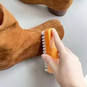 스웨이드클리너 스웨이드 브러쉬 신발 부츠 얼룩 클리너 솔 DD-13337