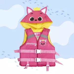 핑크퐁 스윔자켓 25kg구명조끼 캐릭터 여아 어린이 물놀이 수영장 안전 이안전용품