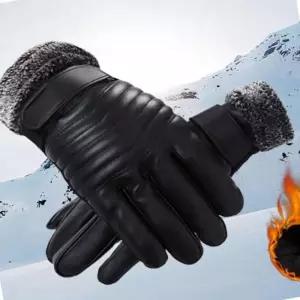 [원삼안전] 기모 장갑  라이딩 방한용 스마트터치 남자 안감 등산 겨울장갑 (본품)