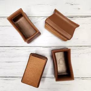 바닥 층간소음 끌림방지 의자캡 대형 신발 갈색 체어캡 실리콘의자발커버