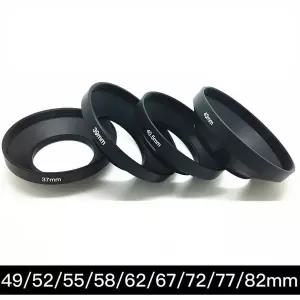 호환  49 52 55 58 62 67 72 77 82mm 검정색 카메라 금속 렌즈 후드 Pentax 용 용 마운트 렌즈 후드의 광각