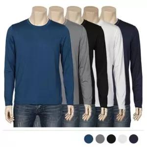 [라일리의류] Rly 면 긴팔티 빅사이즈 슬림핏 오버핏 카라티 남편