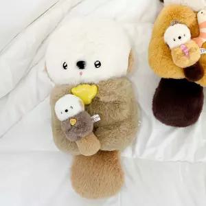해달남매 인형 M(율무)캐릭터 봉제 장식 장난감 완구 어린이선물 날선물