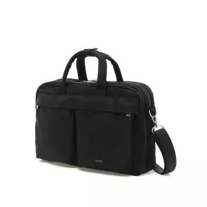 [롯데백화점]질스튜어트 [EVAN] 에반 블랙 투포켓 나일론 토트백 겸 서류가방 JUBA5E501BK