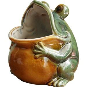 세라믹 개구리 소품 장 커플 컬렉션 젖소 꽃병 캐비닛 다도 소녀 우유 생기도자기