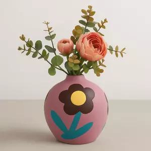 플라워 아트 도자기 꽃병 V5 인테리어 오브제 화병 세라믹 디자인