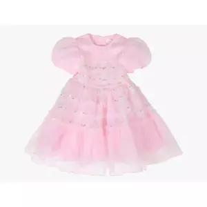 [롯데백화점]로엠걸즈 블링 블링 퍼프 드레스 RGOW26S1P