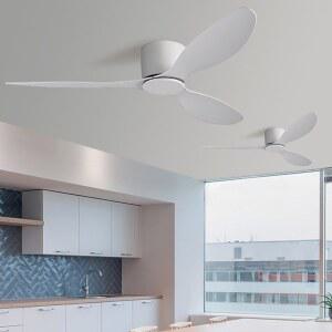 실링팬 42인치 화이트 거실 슬림 리모콘 인테리어 천정선풍기 저소음