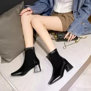 [라일리] Rly 데일리 여성용 사선 힐 하이힐 슈즈 착화감 하이