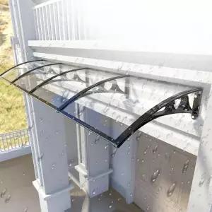 캐노피 어닝 비 지붕 차양막 농막 테라스 차양 발코니 투명 방수 처마 창문 렉산 그늘막