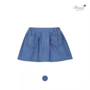 더센트럴 페리미츠 TC01 스칼럽 포켓 데님 스커트  P2622S610