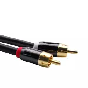 RCA 2선 고급형 OFC 케이블 5M연결부품 젠더 마이크 음향장비 스피커