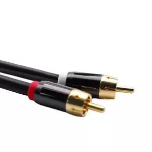 RCA 2선 고급형 OFC 케이블 3M마이크젠더 음향장비 스피커 홈시어터연결 라디오