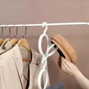 [생활] 잡화 스카프 공간활용 모자걸이 가발 거치대 소품걸이 옷걸이