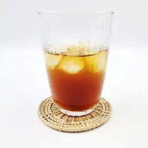 원형 코스터 태국 라탄 컵 라탄