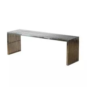 스텐 벤치 대기 공원 야외 의자 스테인레스 테라스 스텐벤치