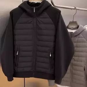 [골드스마일]경량패딩니트후드 얇은 패딩 경량점퍼 후디 남성점퍼