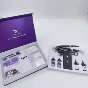 led 붙임머리 램프 헤어피스 v라이트 익스텐션 경화 미용실 살롱용 기계 접착기 핀큐어