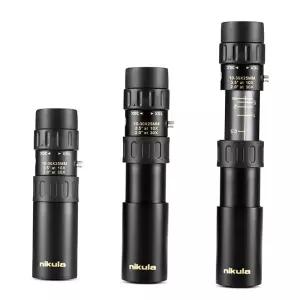 니쿨라 3단 확장 망원경 단망경 여행용 30배율 소형 X