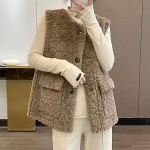 모노무드 뽀송털 퍼 조끼 루즈핏 뽀글이 베스트 겨울 데일리 1152241