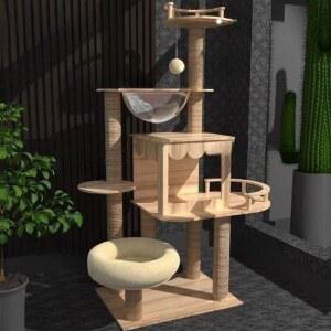 미니캣타워 원목 구름다리 기타 타워 만들기 놀이터 고양이놀이터 선물용