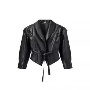 가을 특가 트렌치코트 여자재킷 가죽 원템3