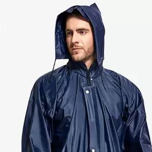 작업용 방수 우비 세트 레인코트 판초