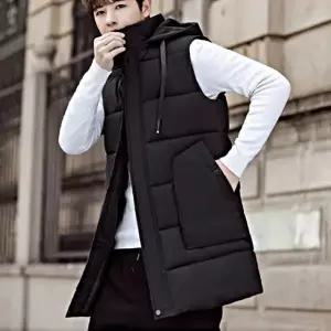 모노무드 남성용 겨울 따스하고 고급스러운 스타일 롱패딩 조끼 1119145