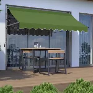 테라스 스카이 어닝 차양막 햇빛 가리개 캐노피 접이