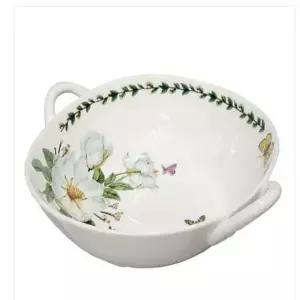 유리볼 본차이나 귀볼 접시 샐러드 반찬 시리얼 그릇 23cm 시리얼볼