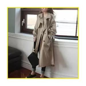 로미홀리 여성 베이직 롱 트렌치코트 1201093