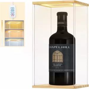 레드 와인 샴페인 리큐어 위스키 맥주 음료 병용 방진 기능이 있는 LED 라이트 아크릴 잔 홀더 디스플레이