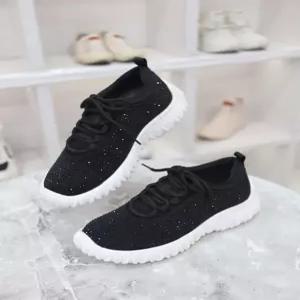 [블리아르]비즈장식 블링 데일리 스니커즈 5cm MDBL500014_GN