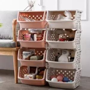 [생활] 리빙박스 틈새 수납 수납장 바구니 조립식 플라스틱 정리함