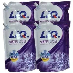 리큐 얼룩제거 올인원 일반용 리필 2.1L 4개