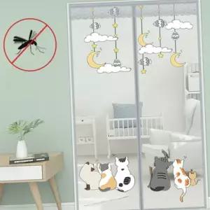 자석 방충망 원터치 자석식 출입문 현관문 방충망 간편 반려동물 고양이 강아지