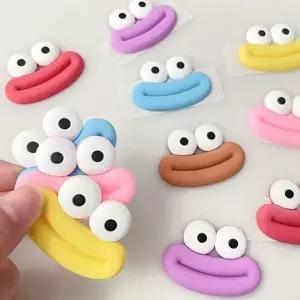 얼굴 키트 만들기 표정 재료 diy 용품 다이어리 핸드폰 스티커 귀여운 파우치 스마일 꾸미기 수작업 수공예