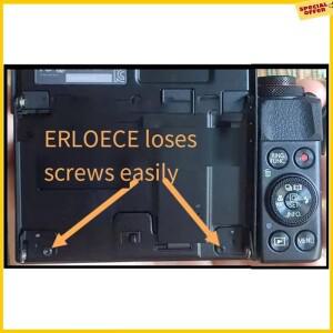 캐논 파워샷 G7X Mark II LCD 스크린 디스플레이 고정 홀더 플립 스크류 (스크루드라이버 포함) A25P 2개