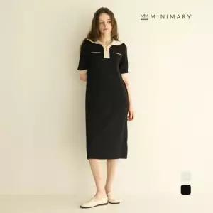 [미니마리][미니마리] 하프짚업니트원피스 (MM42OP01)