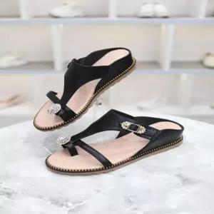 [블리아르]엄지쪼리 큐빅 쿠션 웨지굽 샌들 4cm BLMD500412_GN