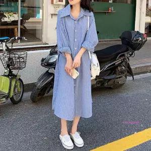 임산부 선물 여름 빅사이즈여성의류 슬림 롱원피스abc096