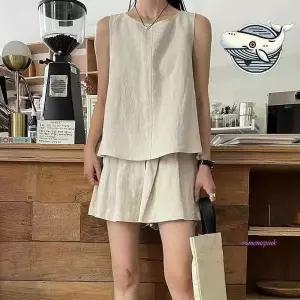 여름 치마 나시 두께감있는 팬츠 시원한 주름def236