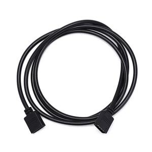 4PIN RGB 연장 케이블 커넥터 0.3M 1M 2M 3M 5M DC 12V 검정 남성 여성 와이어 코드 2835 5050 LED 스트립