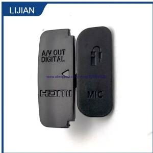 Canon EOS 600D T3i 디지털 카메라 수리 부품 용 새 USB 고무 뚜껑 문 HDMI 호환 마이크 캡 인터페이스 커