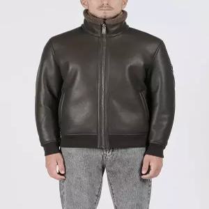 [빠니깔레][본사직영] 피유 레더 빈티지 무스탕 점퍼 M-ICJP61