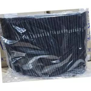 스트로우 검정색 7x210mm 400입 4개 일회용