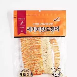 세가지맛 오징어 70g x 5봉안주 술안주 맥주 주전부리 마른 간식 조미 육포 편맥 주용 골프 골프장