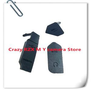 HDMI 호환 마이크 캡 인터페이스 커버 Canon EOSR 디지털 카메라 부품 용 USB 고무 뚜껑 문