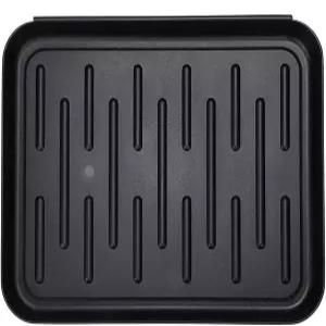 검은색 부츠 트레이 매트 식물용 다목적 신발 애완동물 사료 개 물그릇 고양이 쓰레기통 실내외용 및 건조